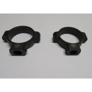 34mm stud rings low matte black